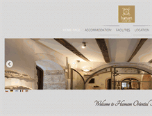 Tablet Screenshot of hamamsuites.com